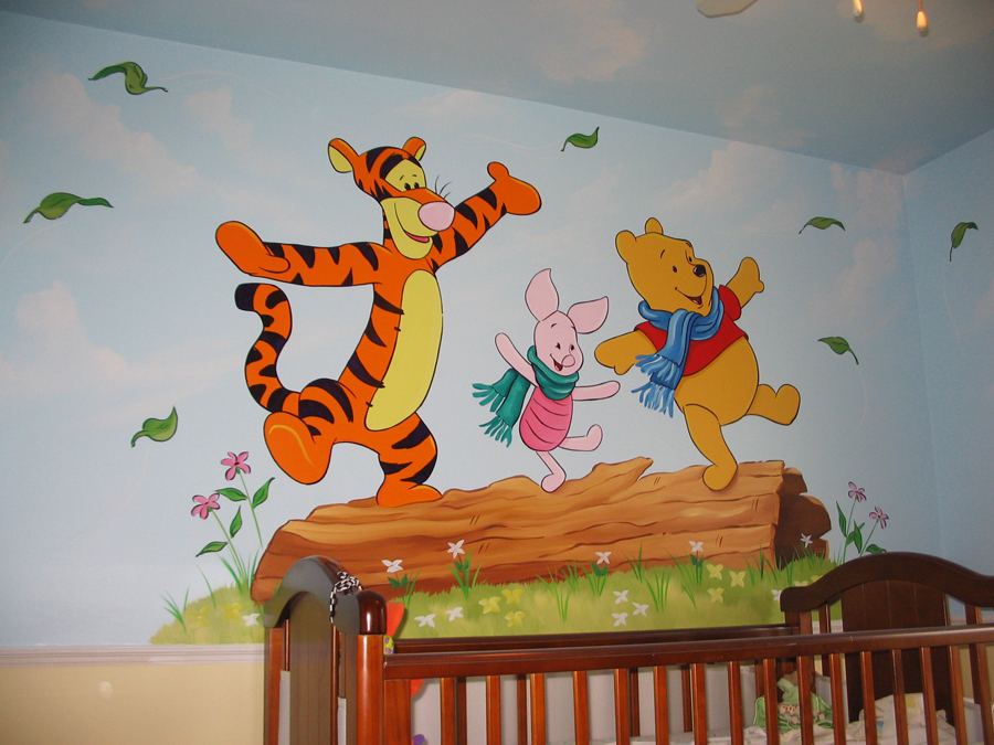 Cartoon Character Themed Murals Mural Magic