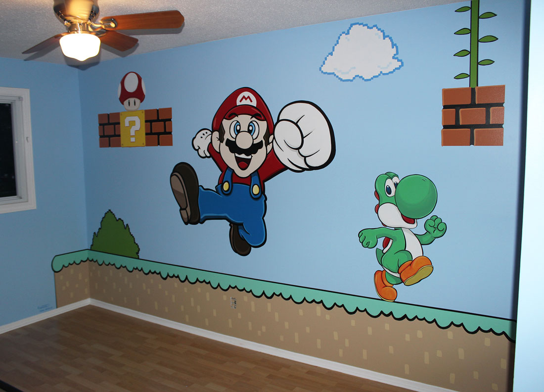 Cartoon Character Themed Murals Mural Magic